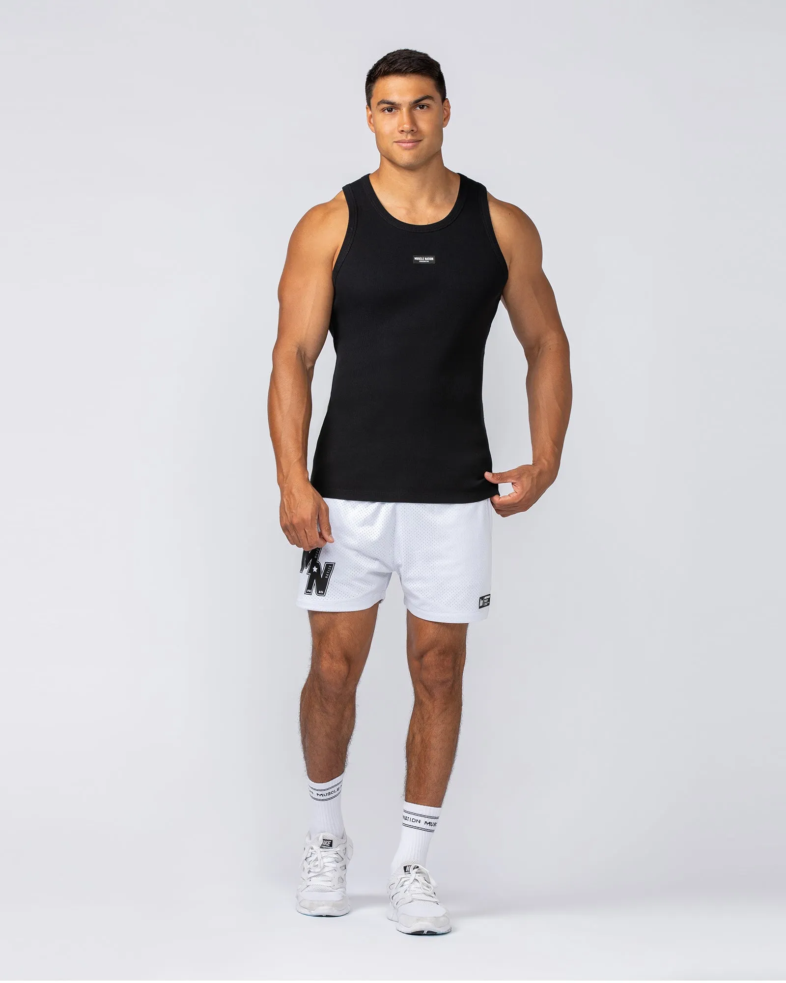 Throwback Lay Up 3.5" Shorts - White