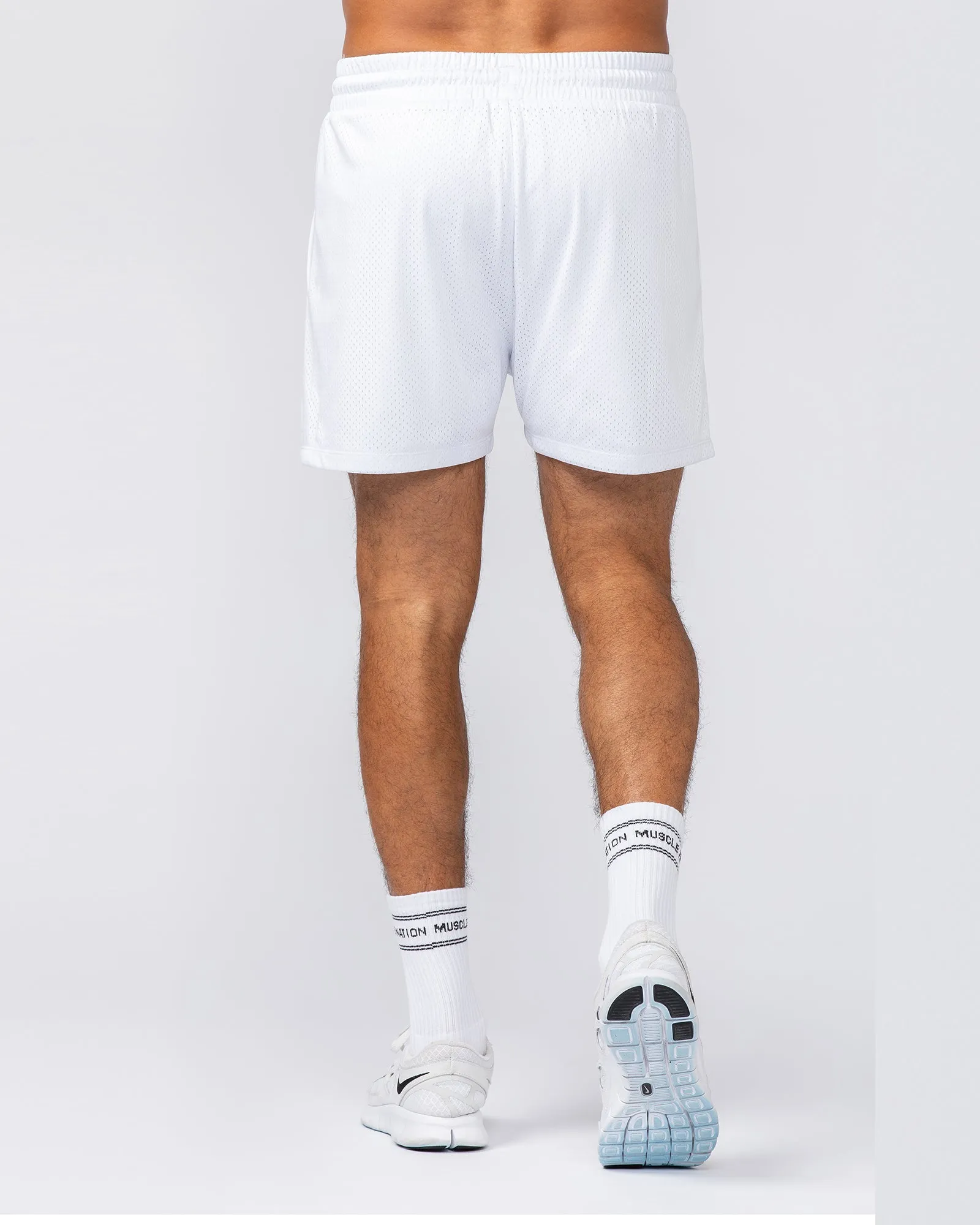 Throwback Lay Up 3.5" Shorts - White