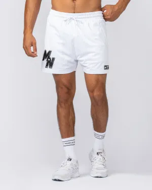 Throwback Lay Up 3.5" Shorts - White