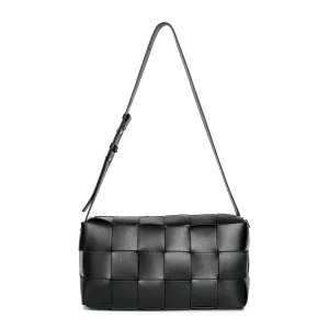 Tiffany & Fred Smooth Woven Leather Hobo/Shoulder