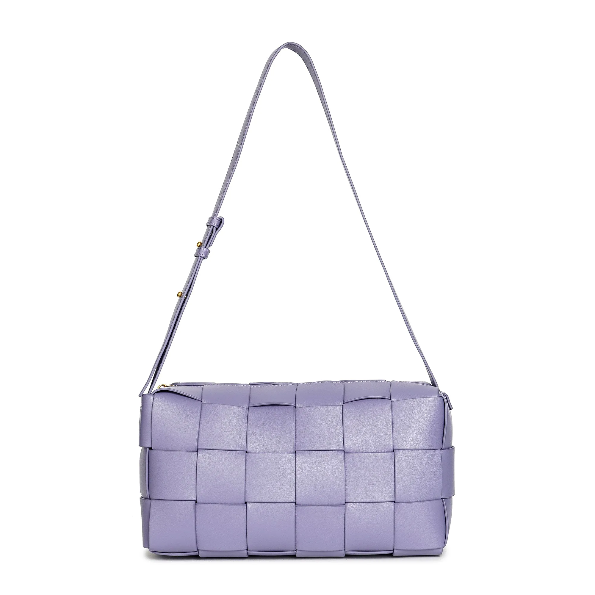 Tiffany & Fred Smooth Woven Leather Hobo/Shoulder
