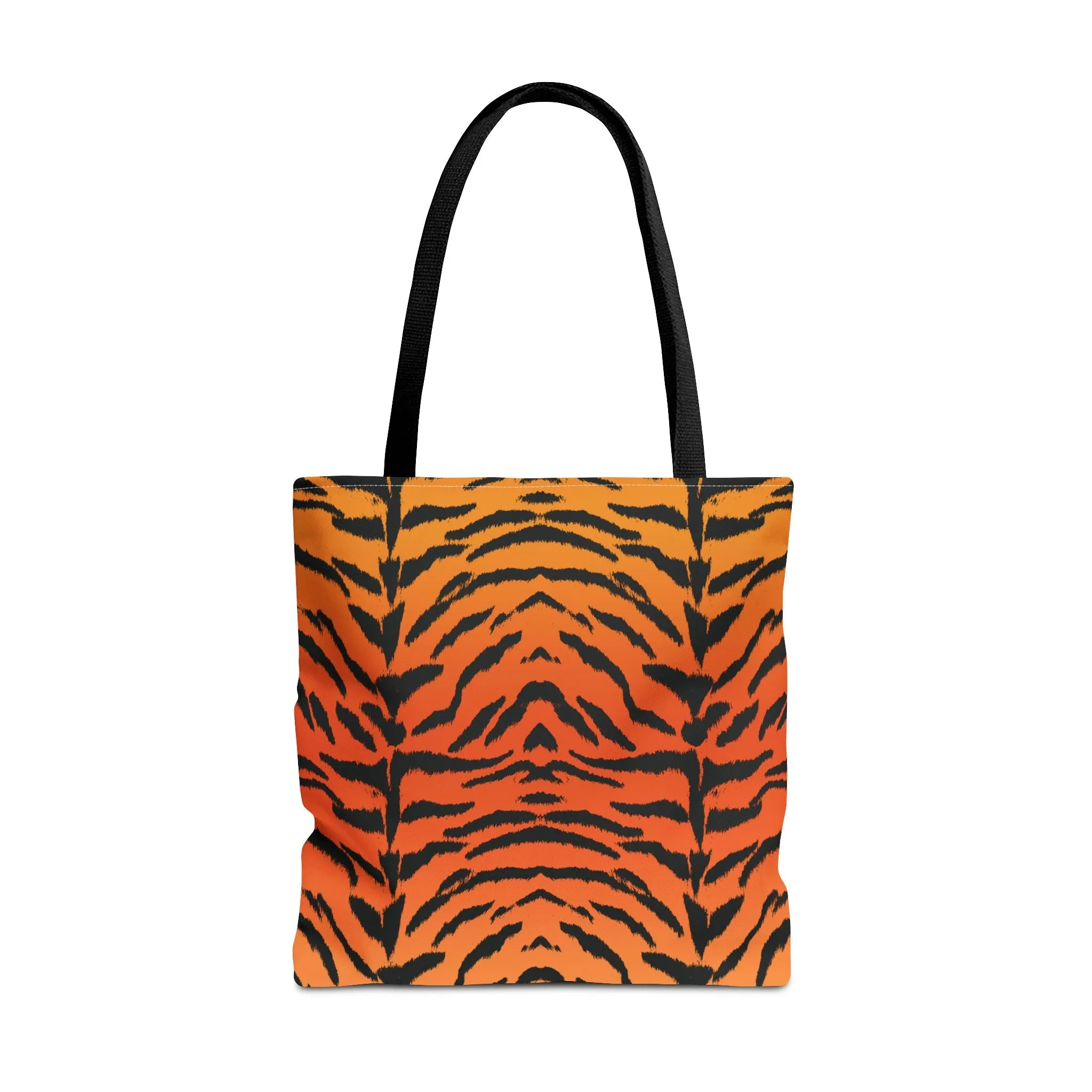 Tiger Animal Print Canvas Tote Bag Reusable Shopping Bag - Saiko Studio