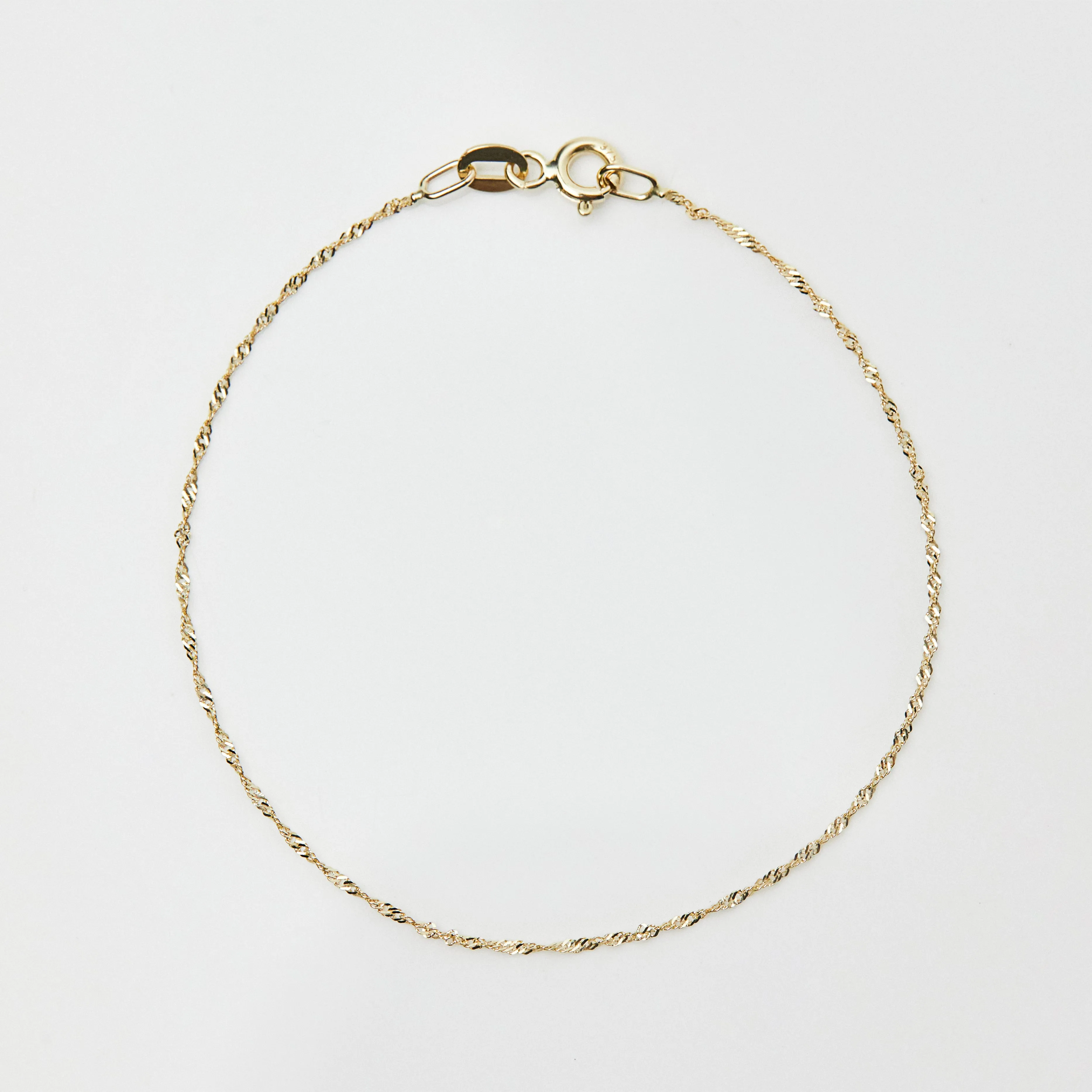 Treasured Dainty Singapore Chain Bracelet