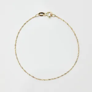Treasured Dainty Singapore Chain Bracelet