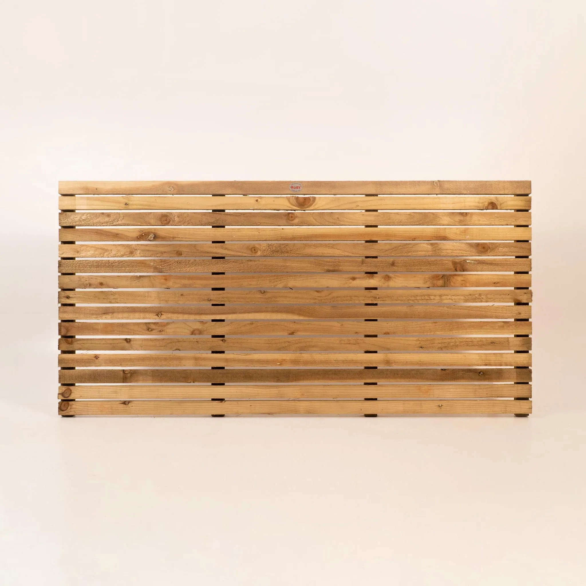 Treated Rough Sawn Slatted Panel