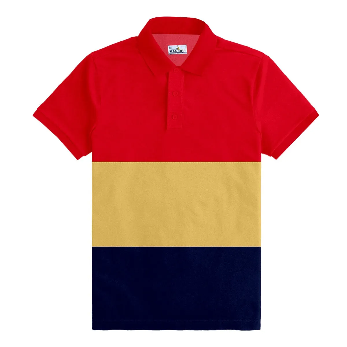 Trio Panel Fashion Polo Shirt