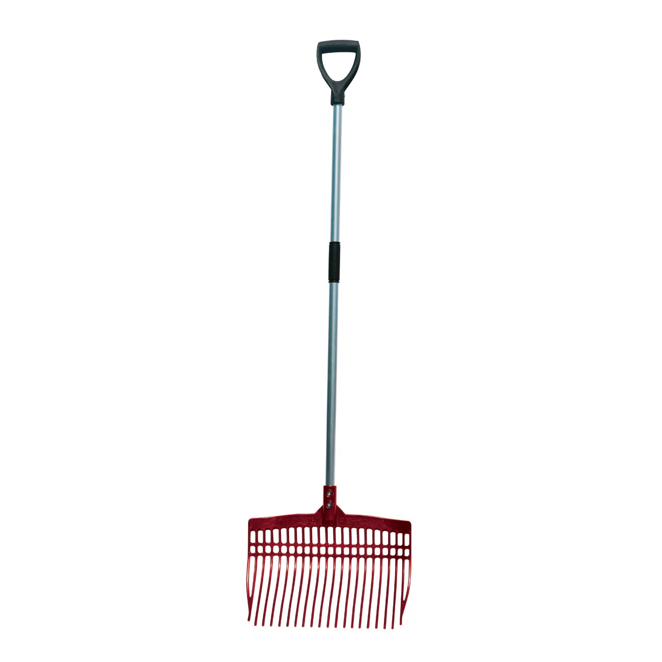 Tuff Stuff super rake w/ aluminum handle - red