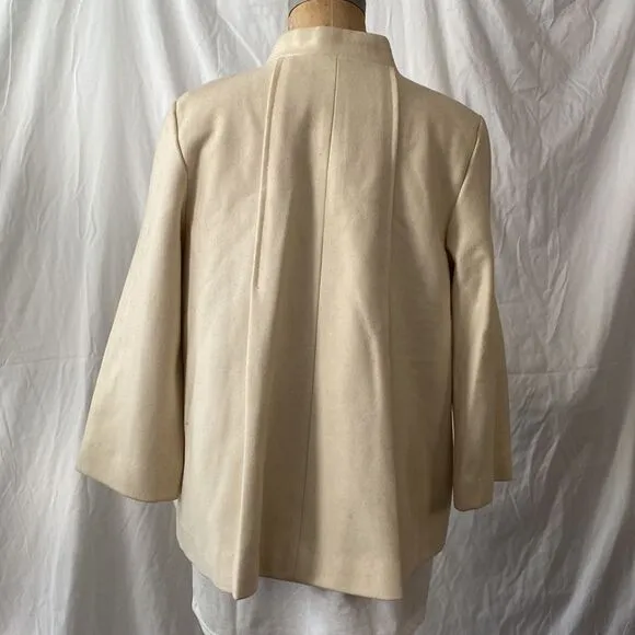 Tulle brand wool coat (Anthropologie).