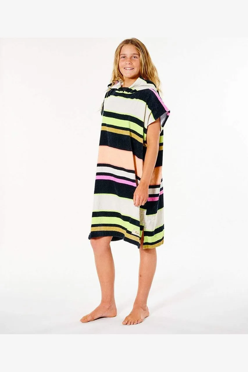 TWIN FIN HOODED TOWEL - GIRLS