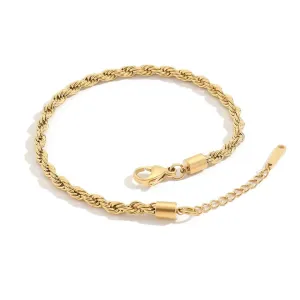 TWISTED ROPE ANKLET