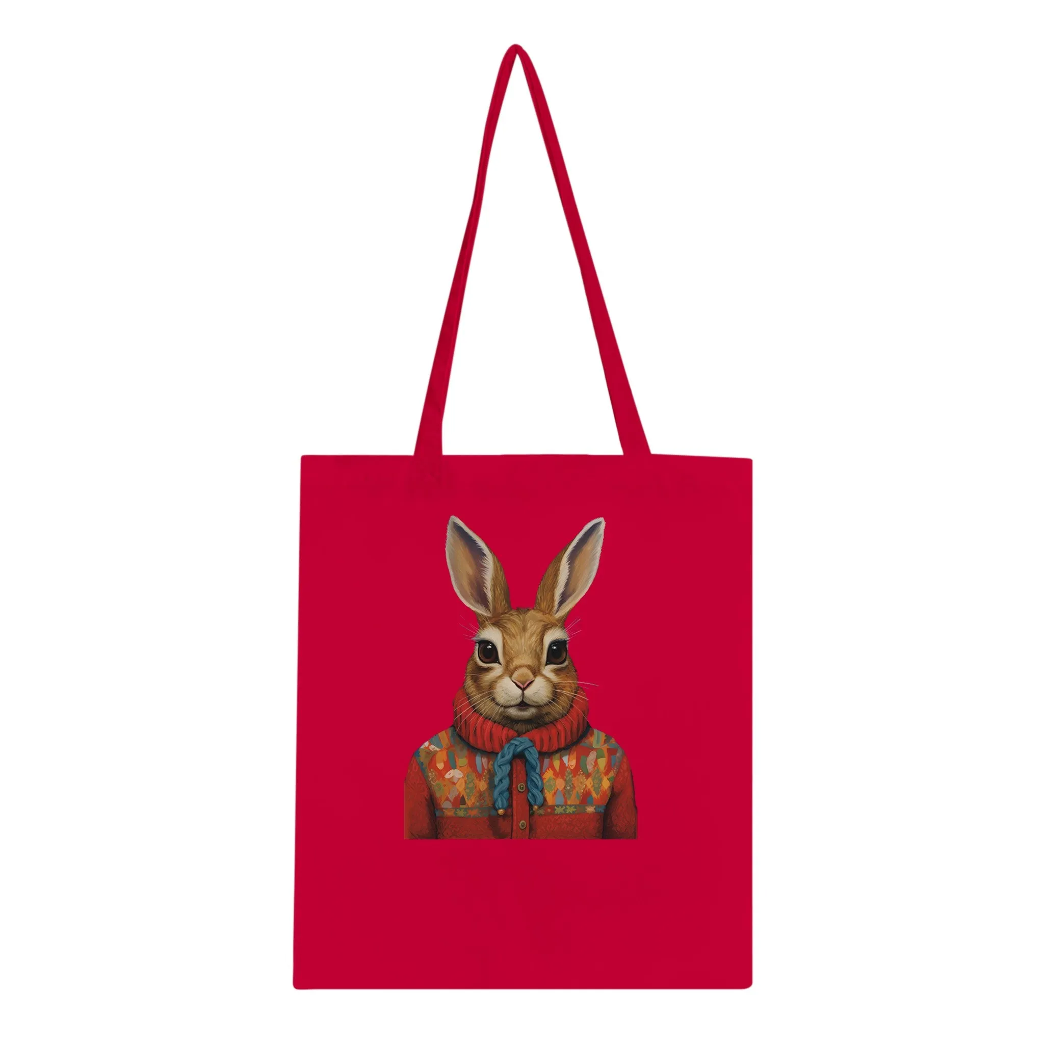 Ugly Christmas Sweater Bunnies Classic Tote Bag