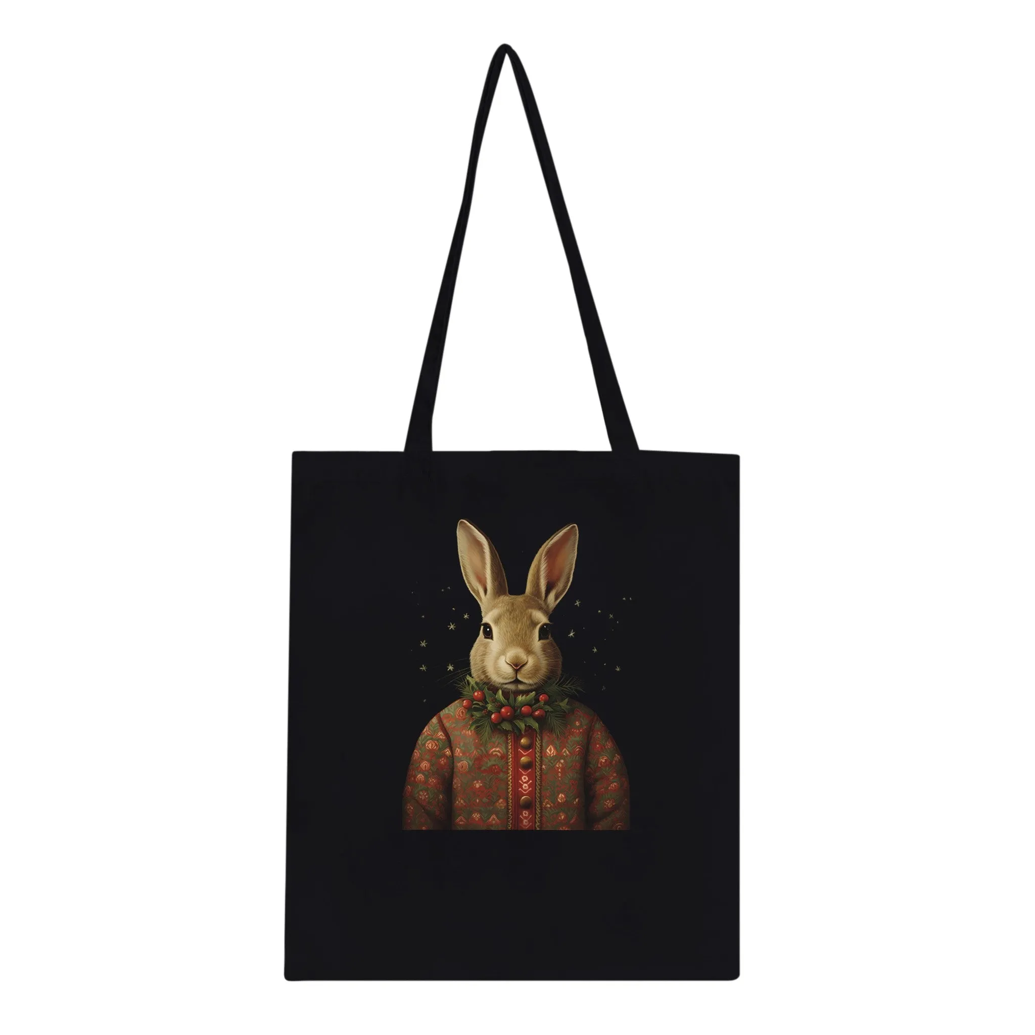 Ugly Christmas Sweater Bunnies Classic Tote Bag