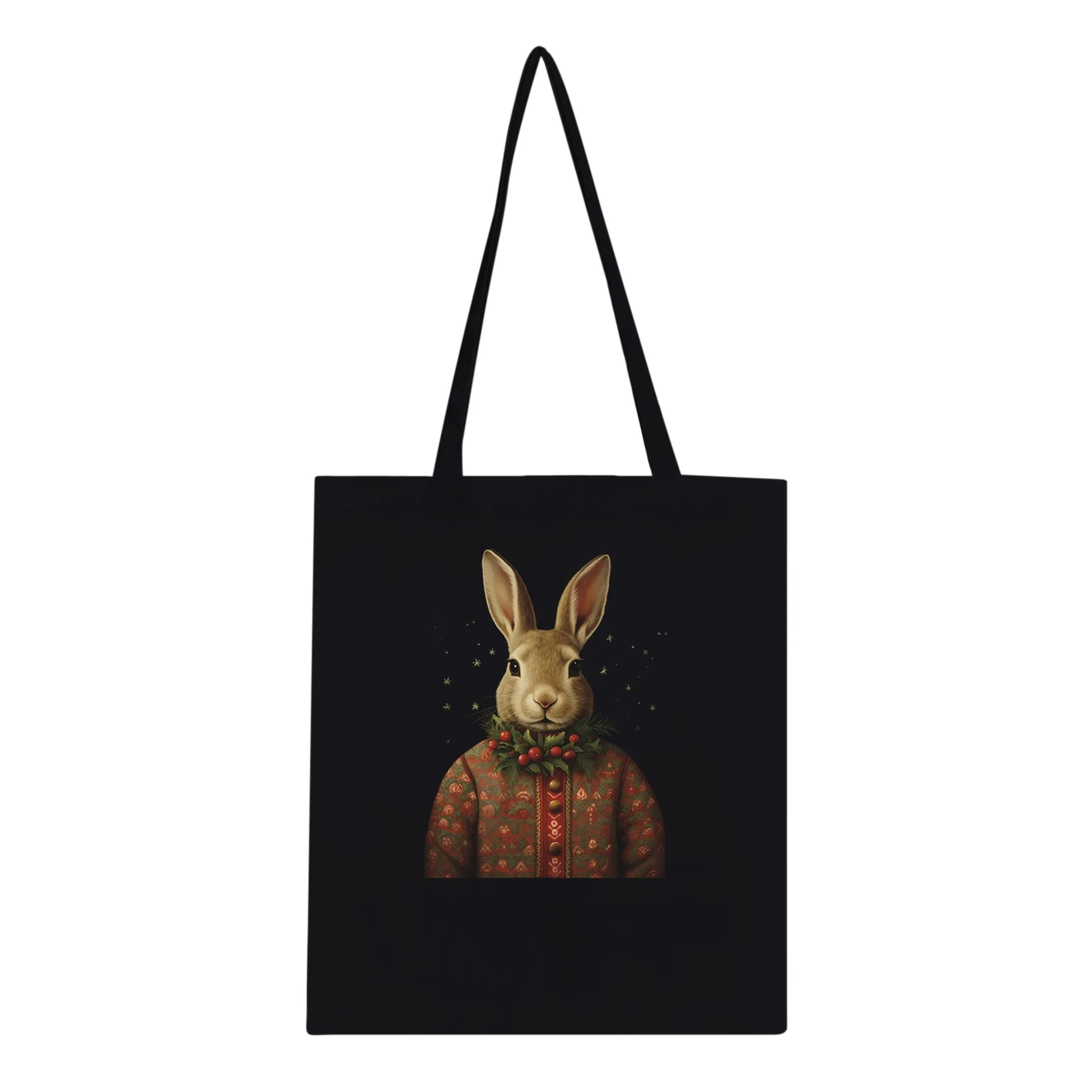 Ugly Christmas Sweater Bunnies Classic Tote Bag