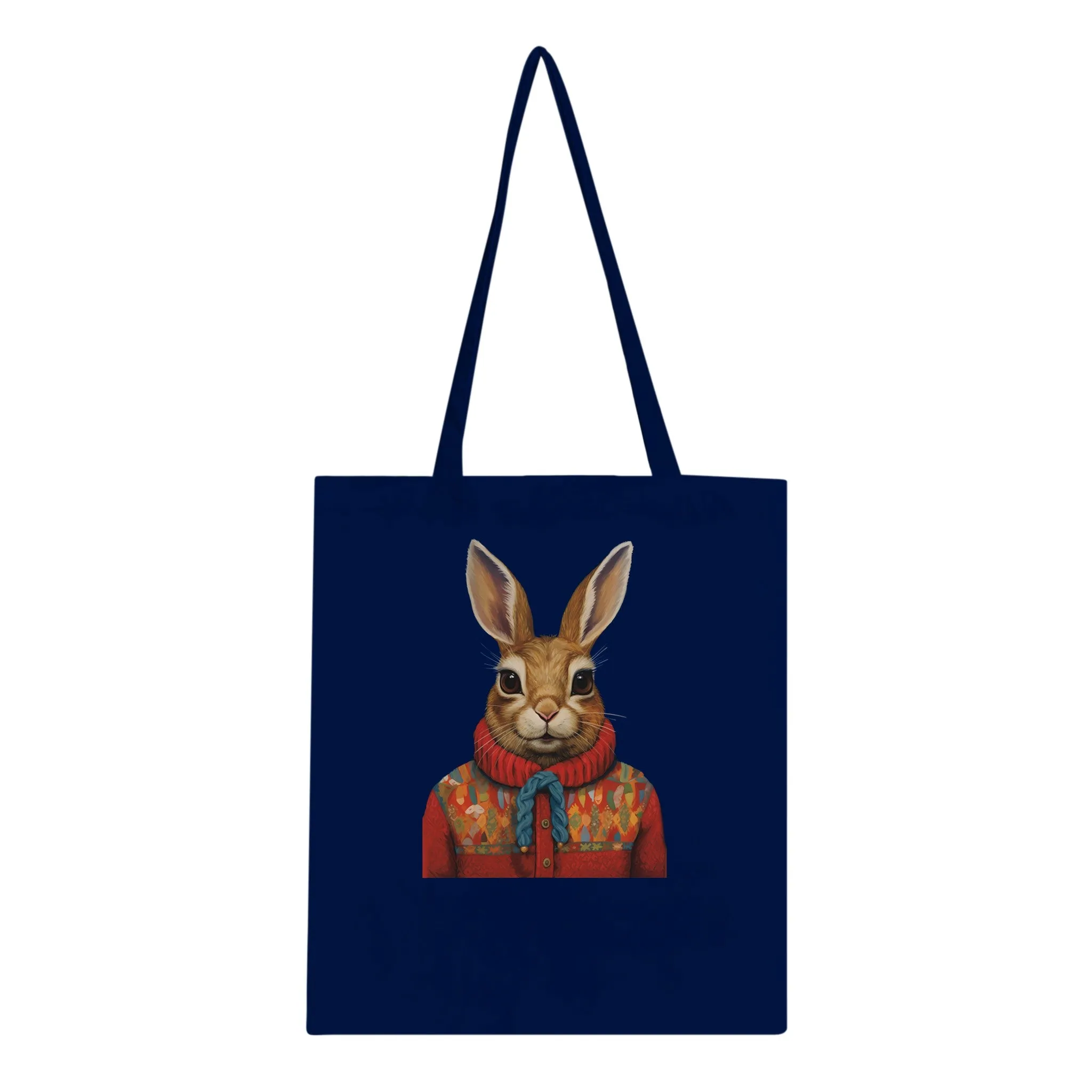 Ugly Christmas Sweater Bunnies Classic Tote Bag