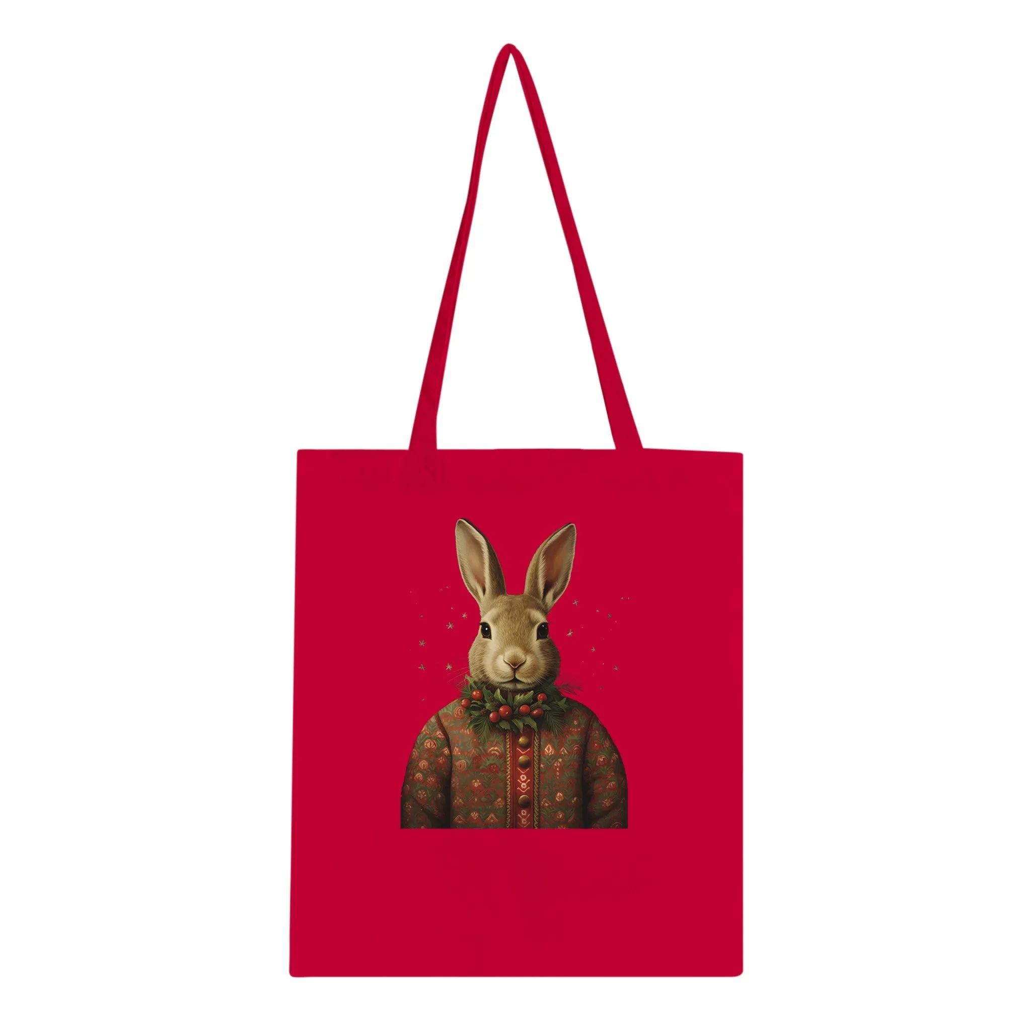 Ugly Christmas Sweater Bunnies Classic Tote Bag
