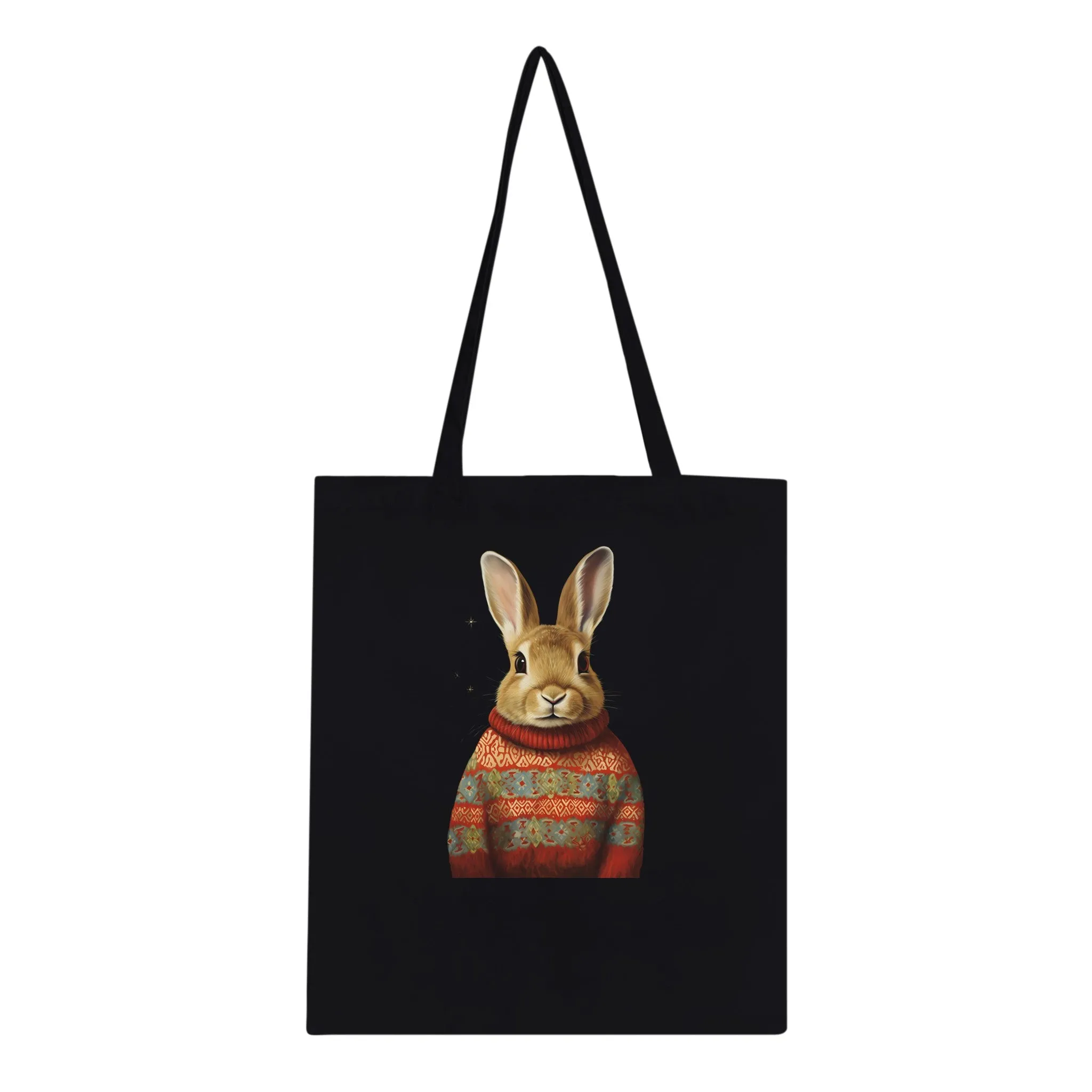 Ugly Christmas Sweater Bunnies Classic Tote Bag