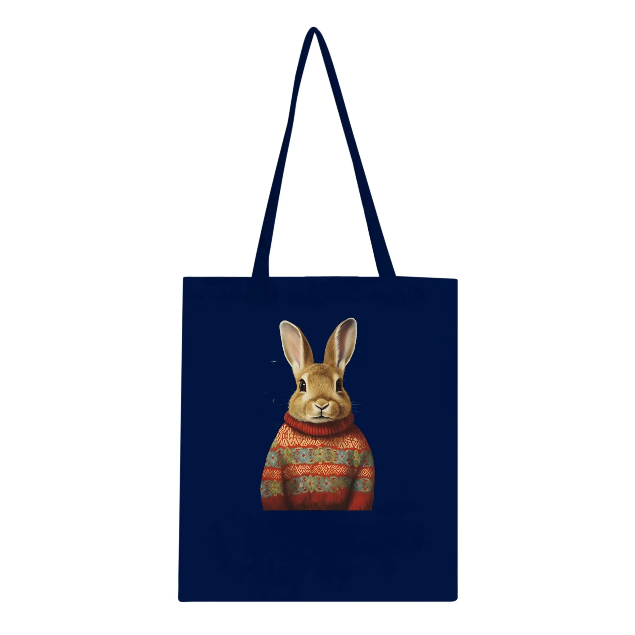 Ugly Christmas Sweater Bunnies Classic Tote Bag