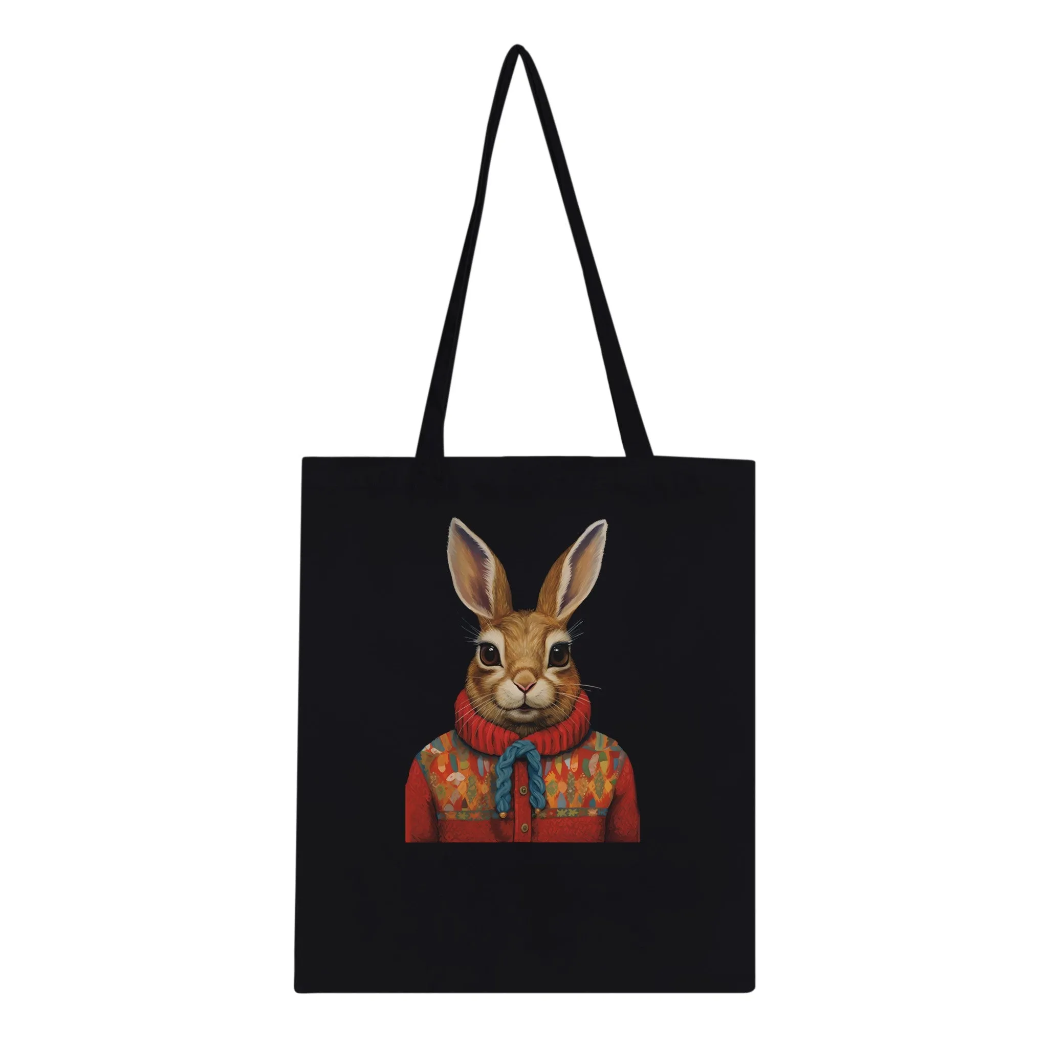 Ugly Christmas Sweater Bunnies Classic Tote Bag