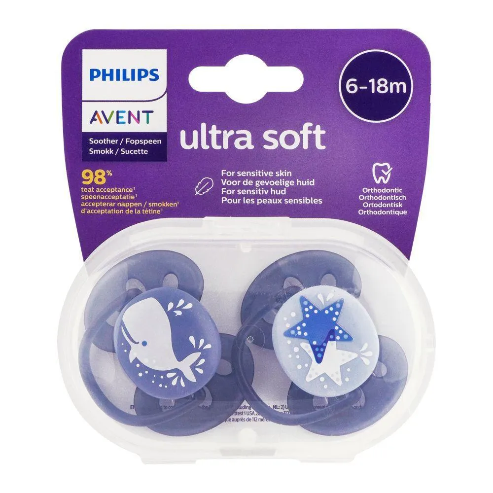 Ultra Soft Silicone Pacifier 6-18M