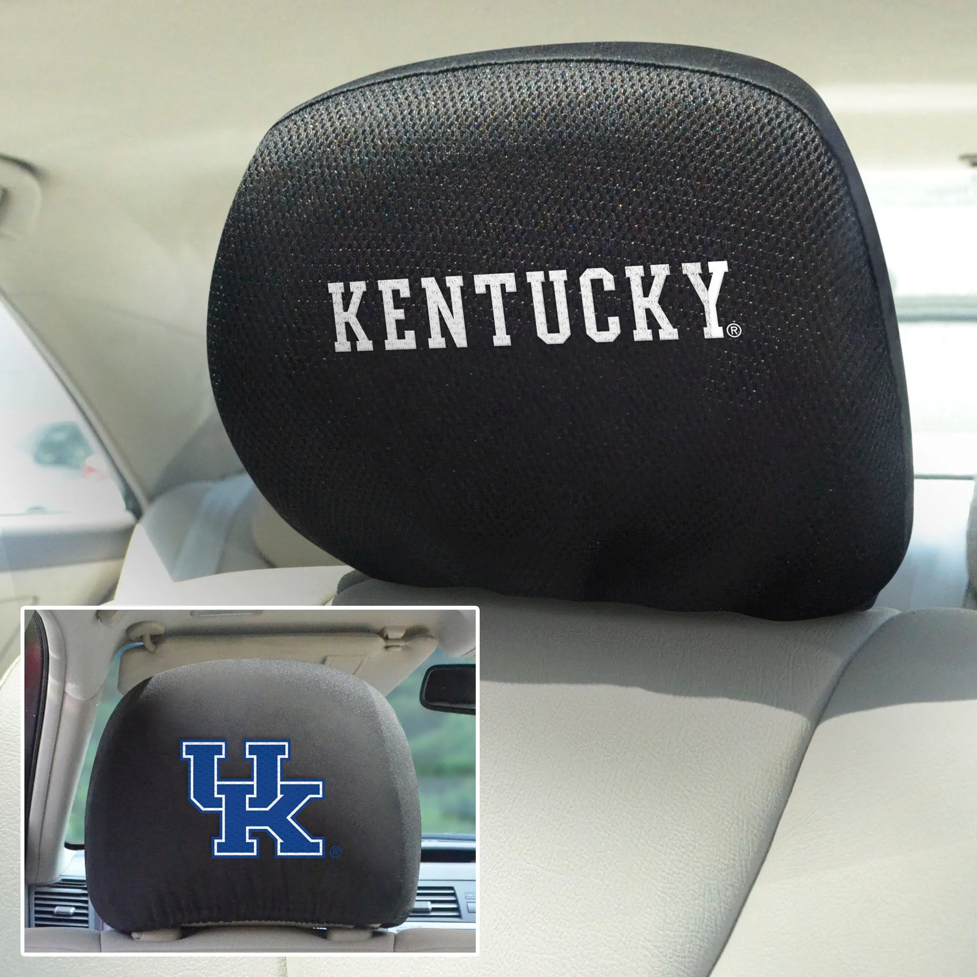University of Kentucky Head Rest Cover