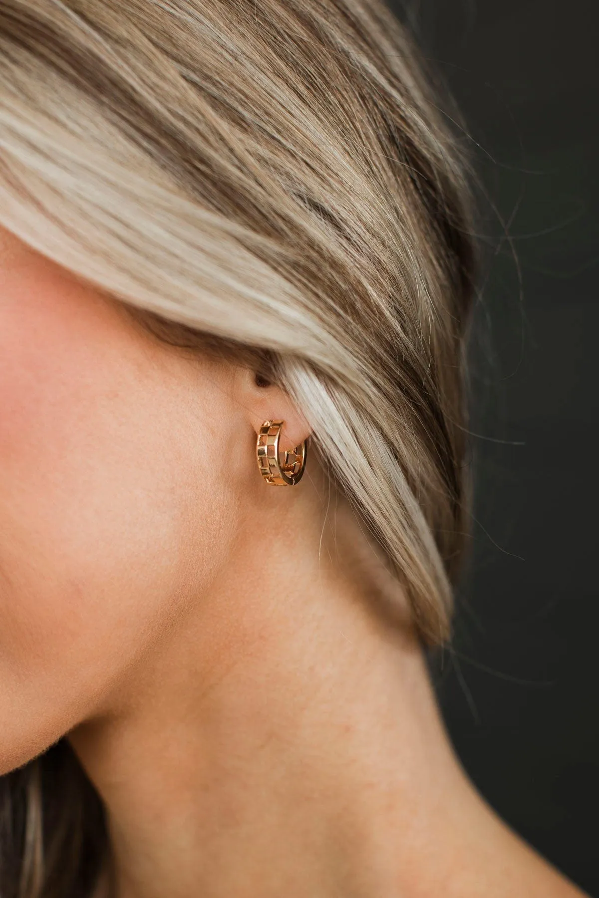Unlike Any Other Hoop Earrings- Gold