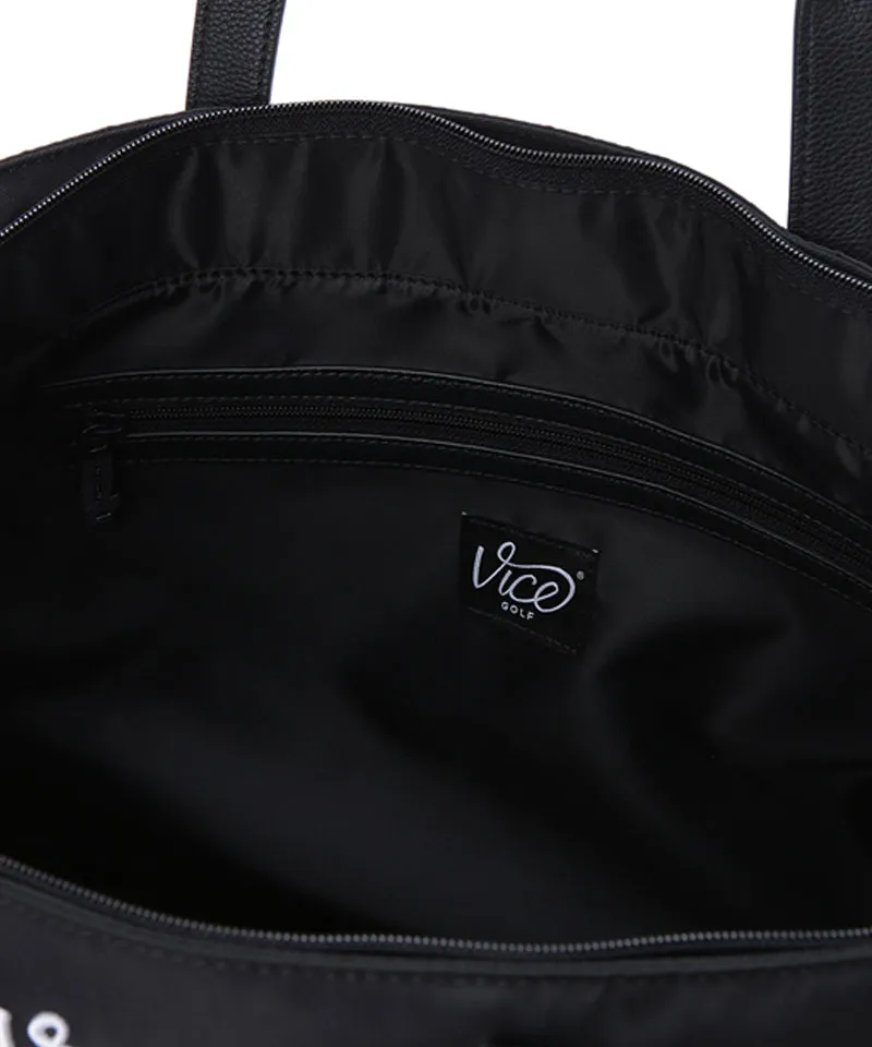 Vice Golf Atelier Orange Scramble Boston Bag - Black