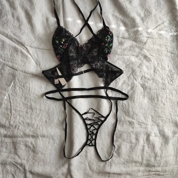 Victoria's Secret Cutout Lace Teddy