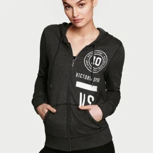Victoria's Secret Hoodie Jacket Smal Charcoal