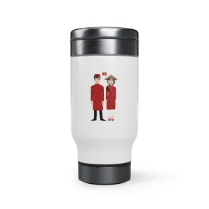 Vietnam Stainless Steel Travel Mug with Handle, 14oz