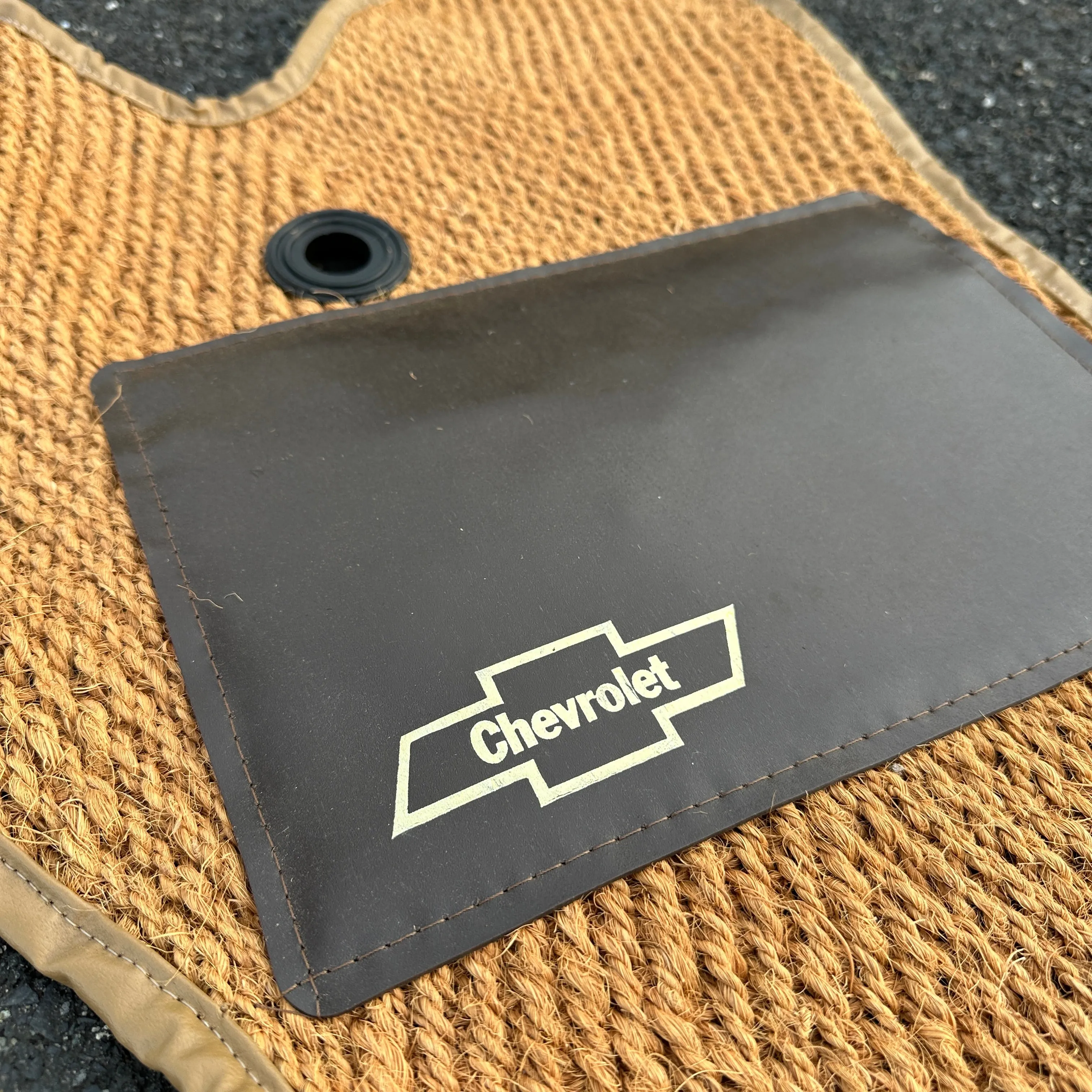 Vintage 2pc Woven Floor Mats - 78-82 Chevy/GMC Van