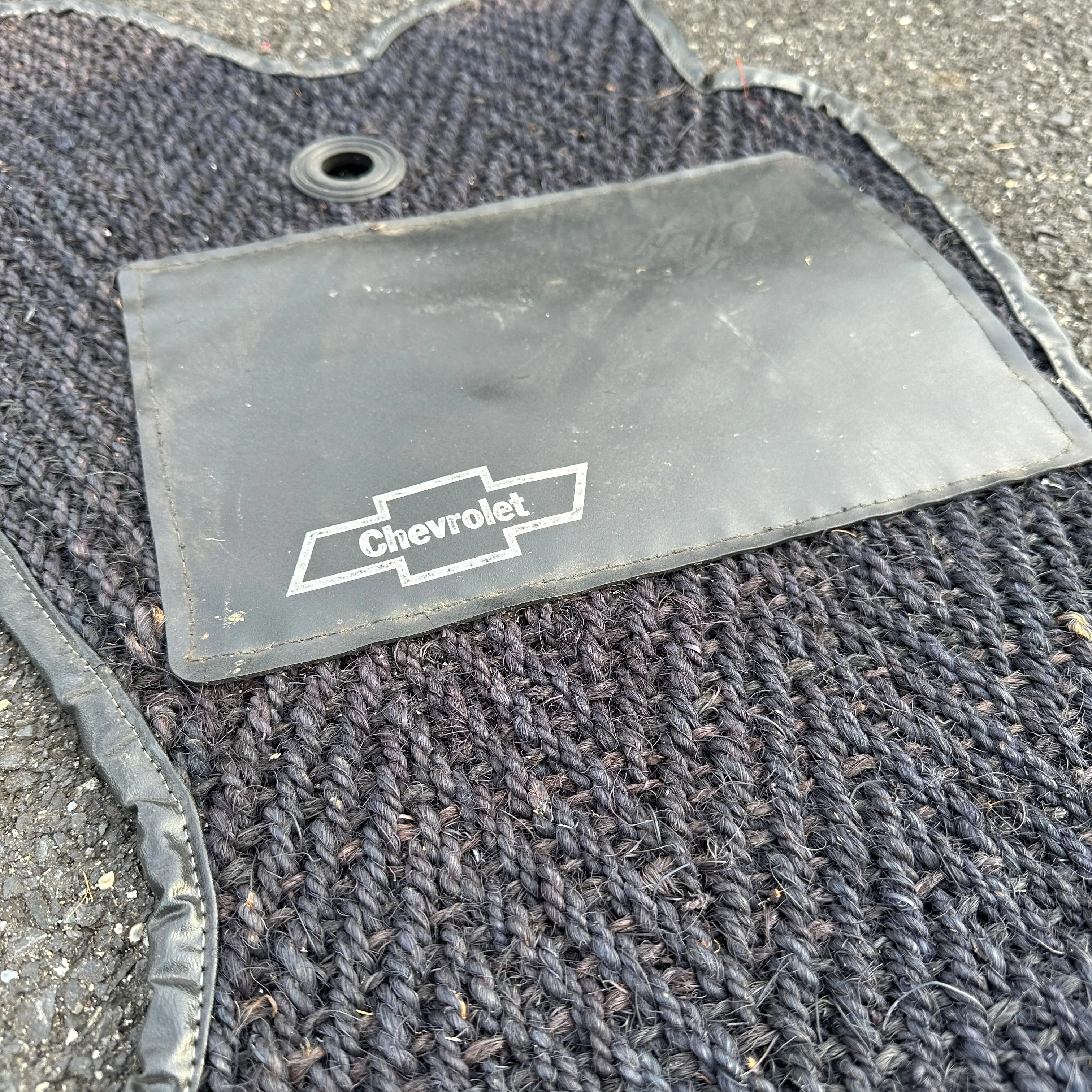 Vintage 2pc Woven Floor Mats - 78-82 Chevy/GMC Van