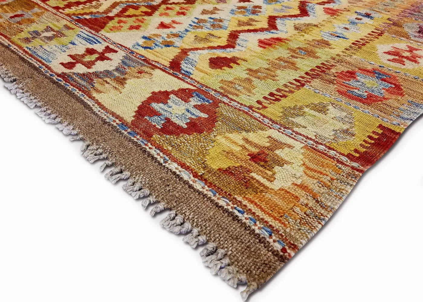 Vintage Afghan Maimana Kilim - 2'10" x 4'1"
