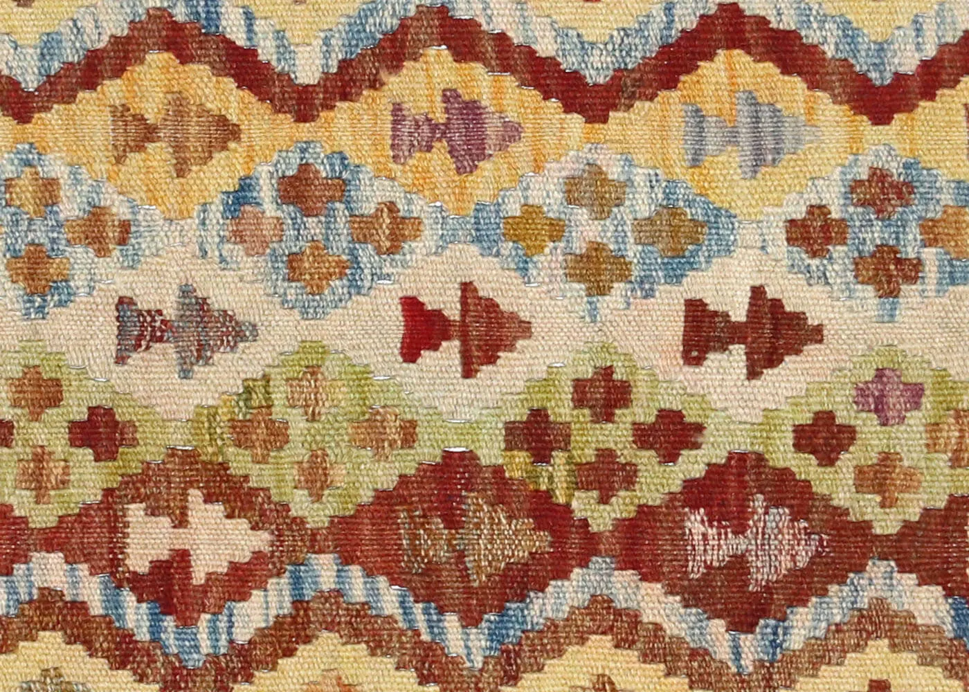 Vintage Afghan Maimana Kilim - 2'10" x 4'1"