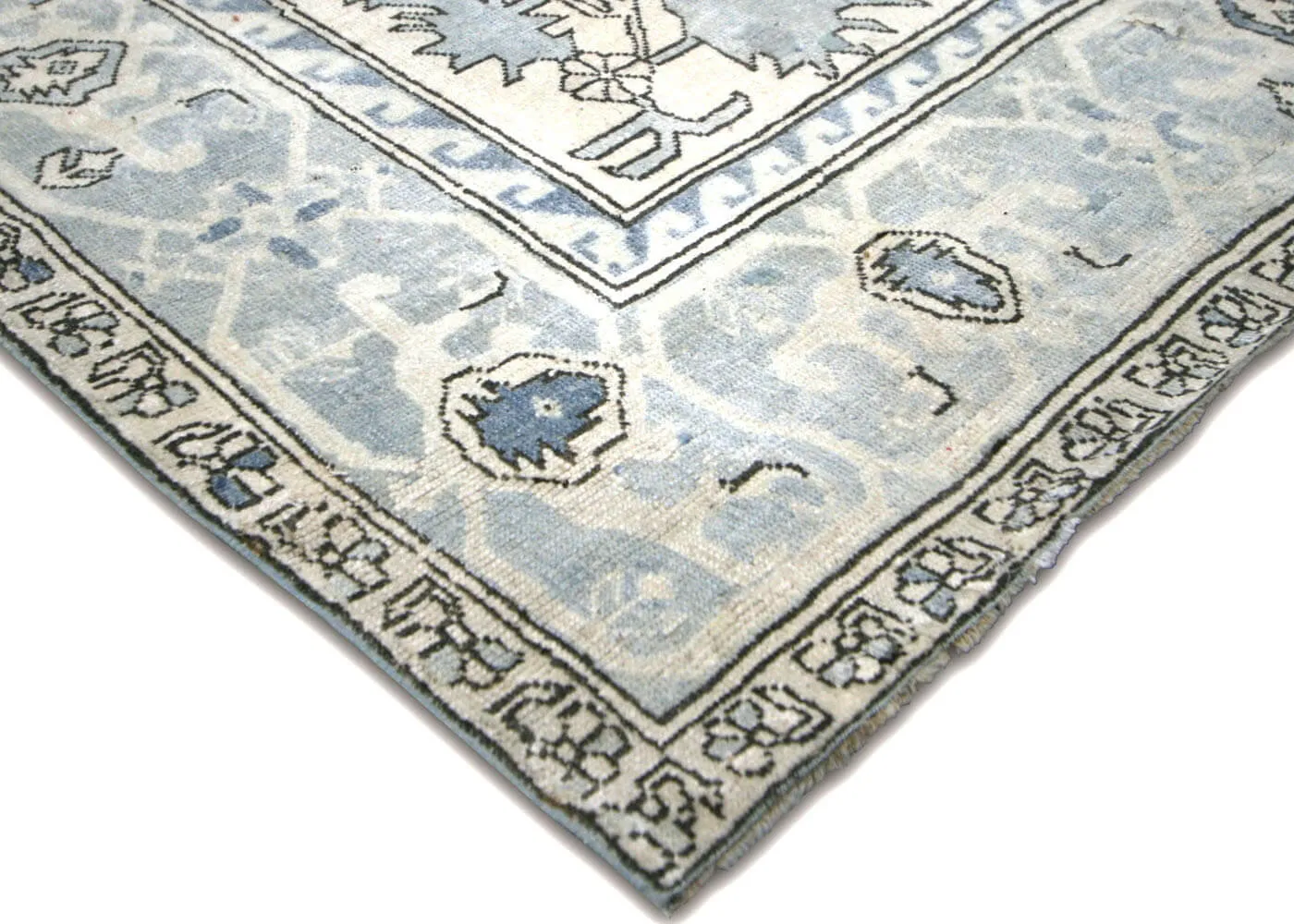Vintage Afghan Peshawar Rug - 6'8" x 10'3"