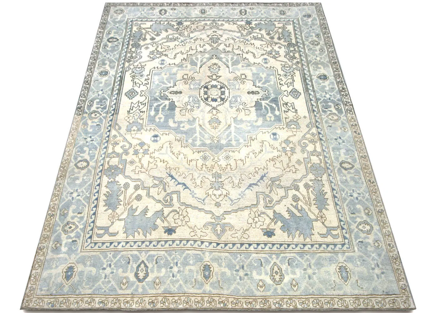 Vintage Afghan Peshawar Rug - 6'8" x 10'3"