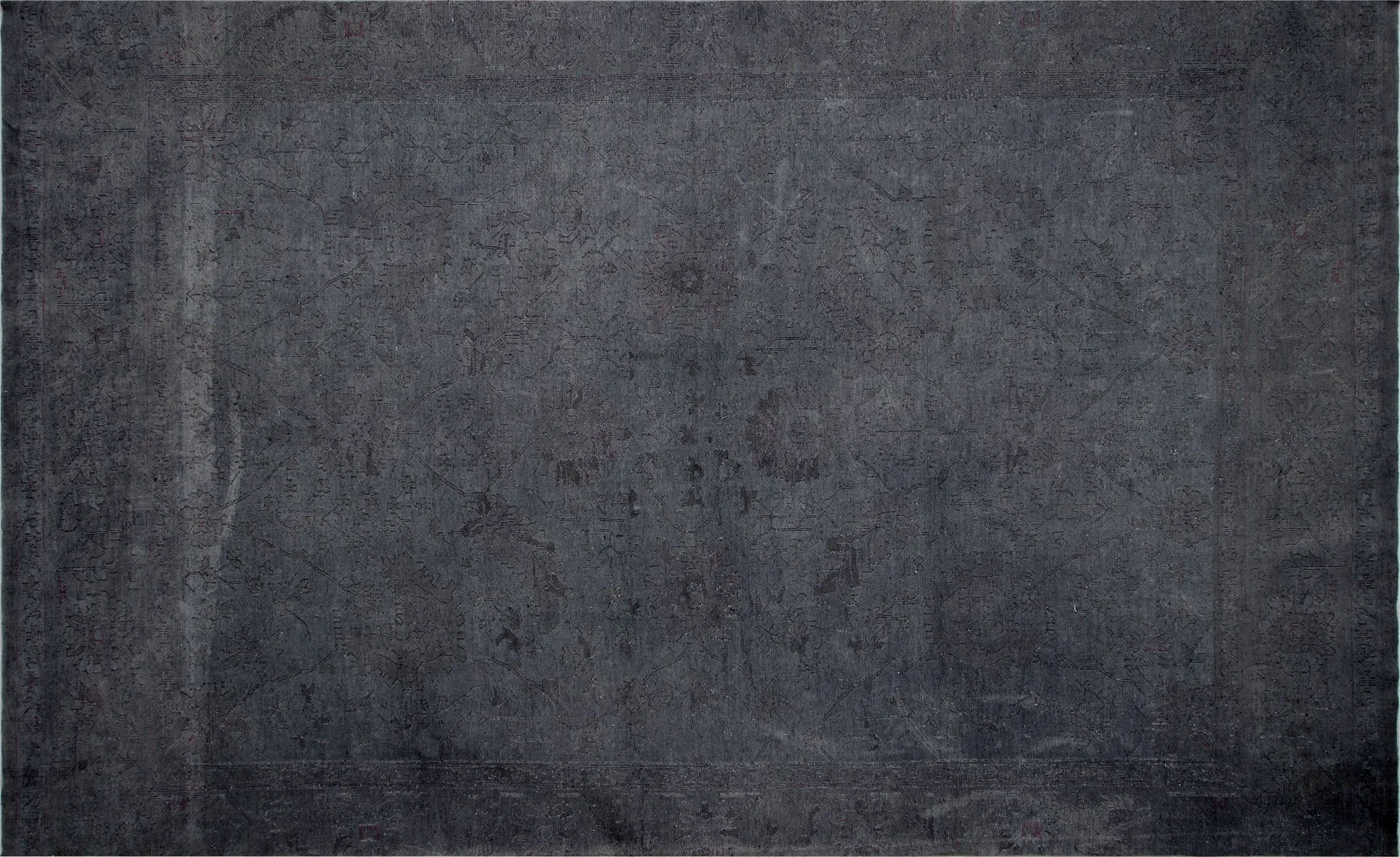 Vintage Afghan Soumak OverDyed Rug - 11'11" x 19'3"