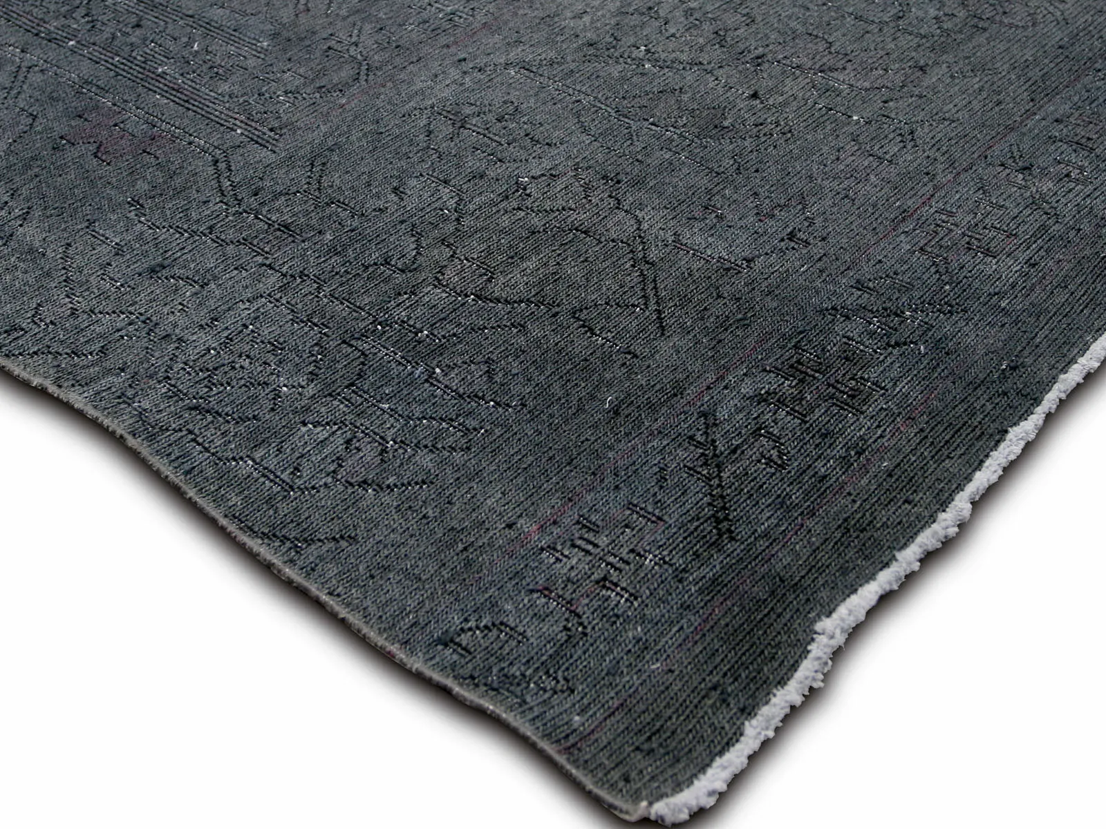 Vintage Afghan Soumak OverDyed Rug - 11'11" x 19'3"