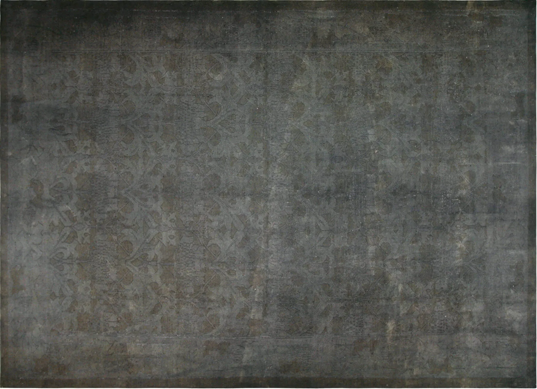 Vintage Afghan Soumak OverDyed Rug - 12'1" x 16'9"