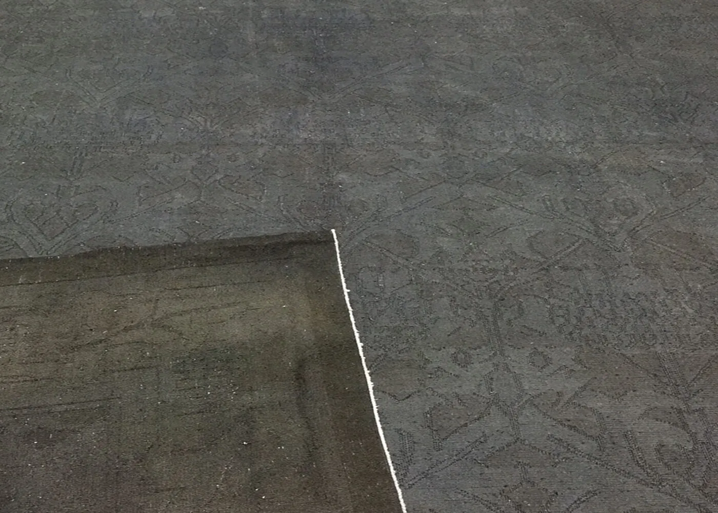 Vintage Afghan Soumak OverDyed Rug - 12'1" x 16'9"