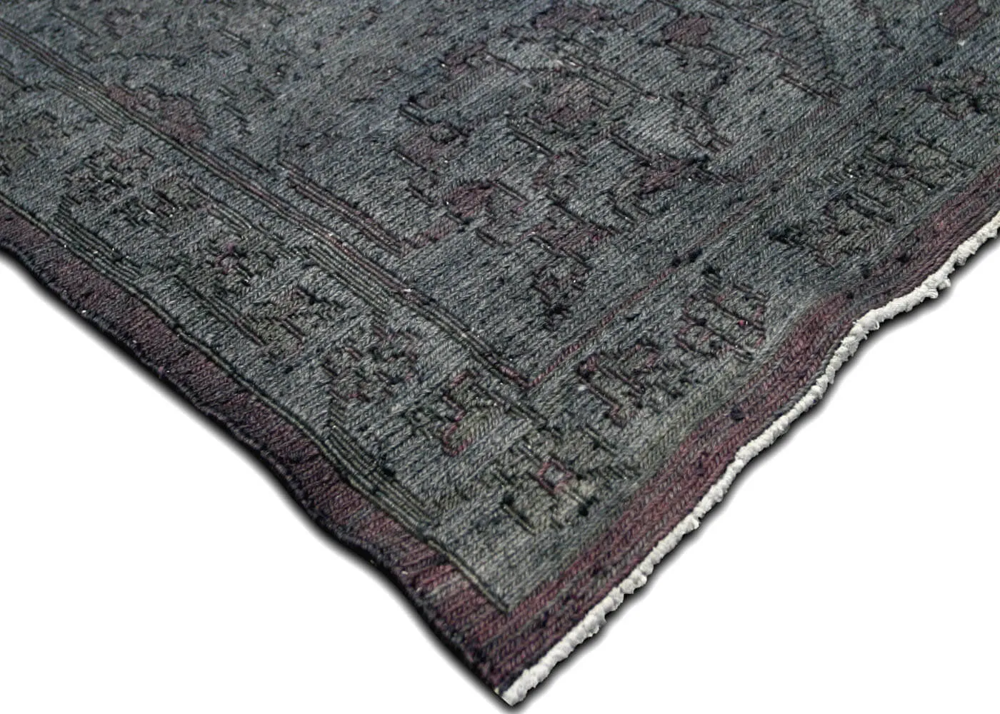 Vintage Afghan Soumak OverDyed Rug - 12'2" x 14'5"