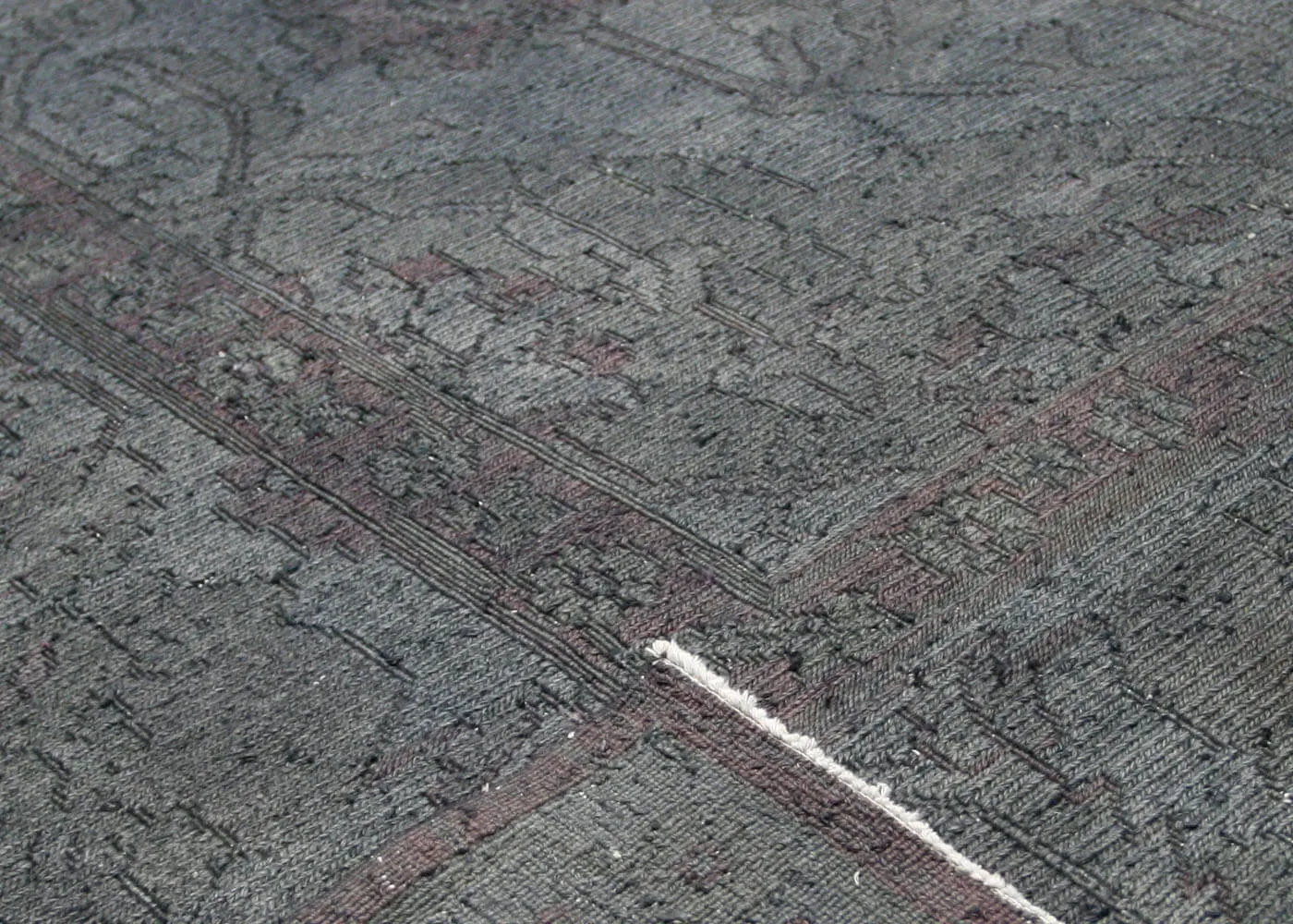 Vintage Afghan Soumak OverDyed Rug - 12'2" x 14'5"