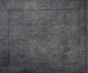 Vintage Afghan Soumak OverDyed Rug - 12'2" x 14'5"