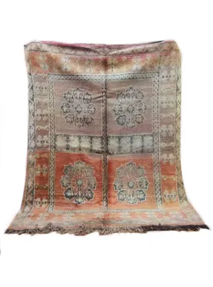 Vintage Boujaad Mauve   Sienna Symbols 5’x6’