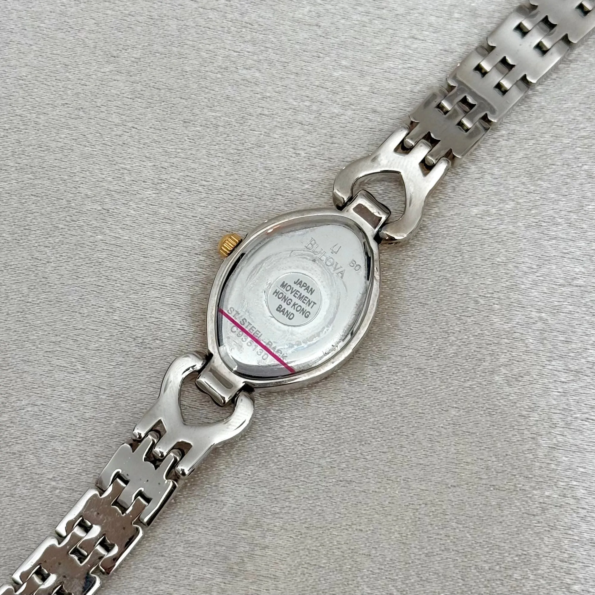 VINTAGE CARAVELLE BY BULOVA TWO-TONED DIAMOND WATCH