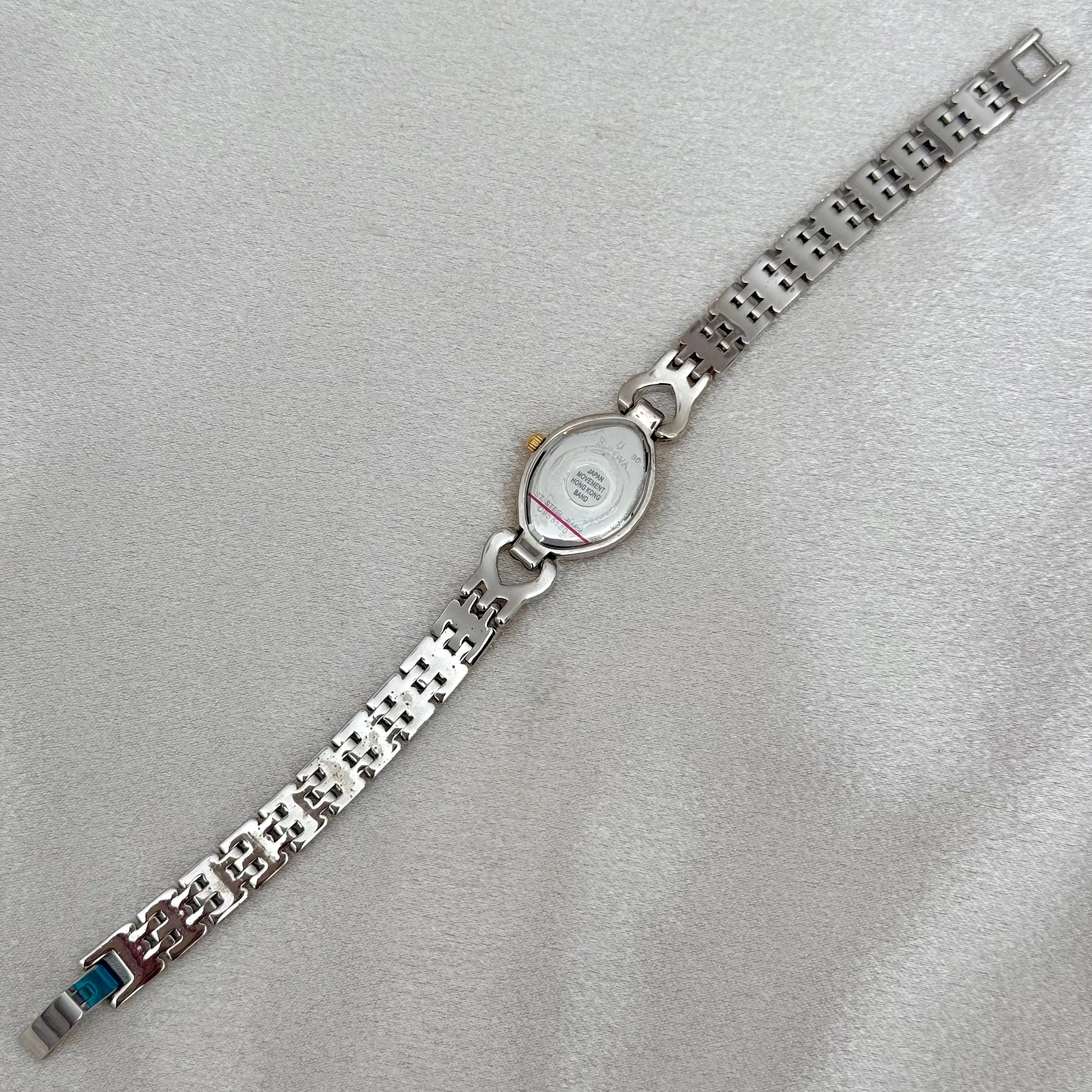 VINTAGE CARAVELLE BY BULOVA TWO-TONED DIAMOND WATCH