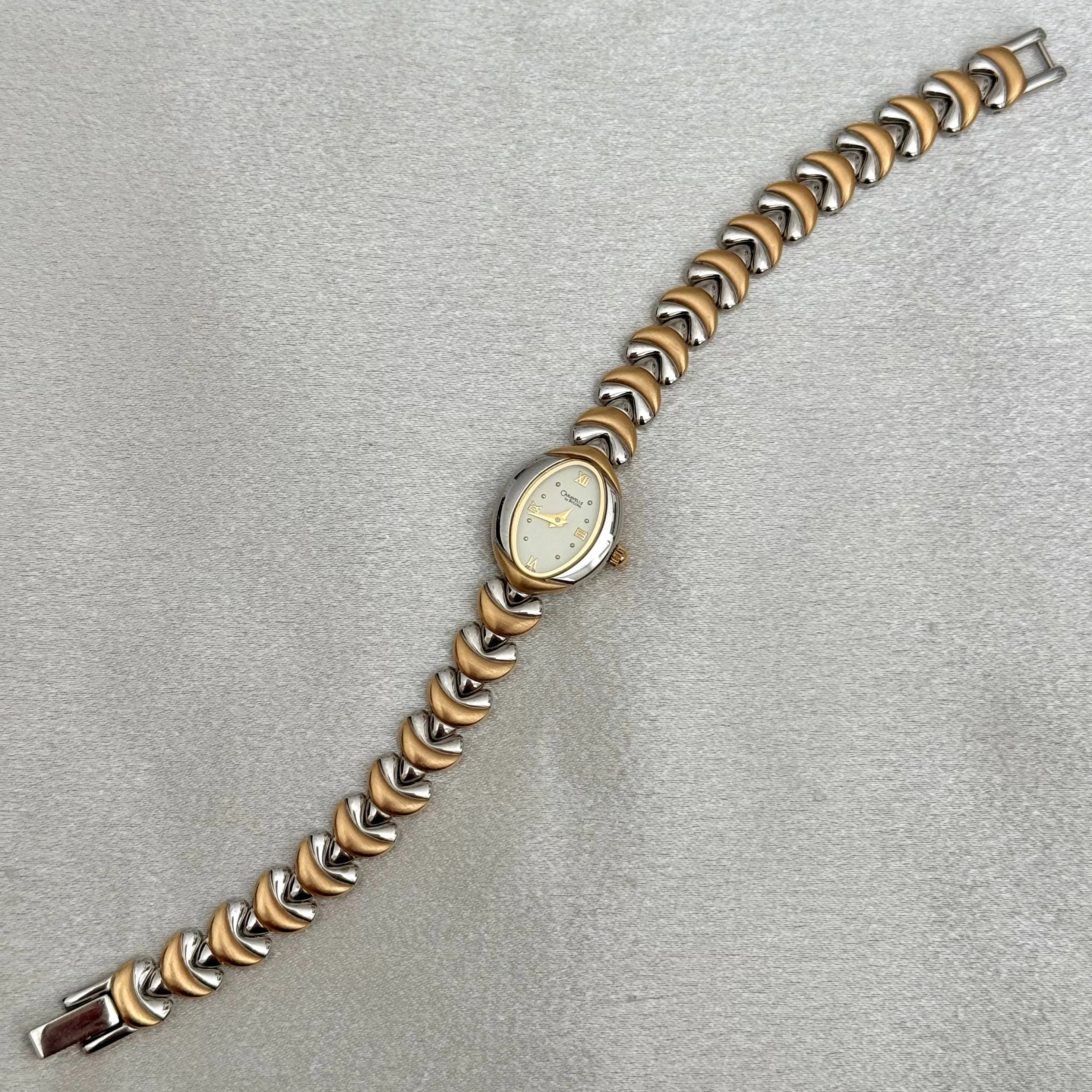 VINTAGE CARAVELLE BY BULOVA TWO-TONED WATCH