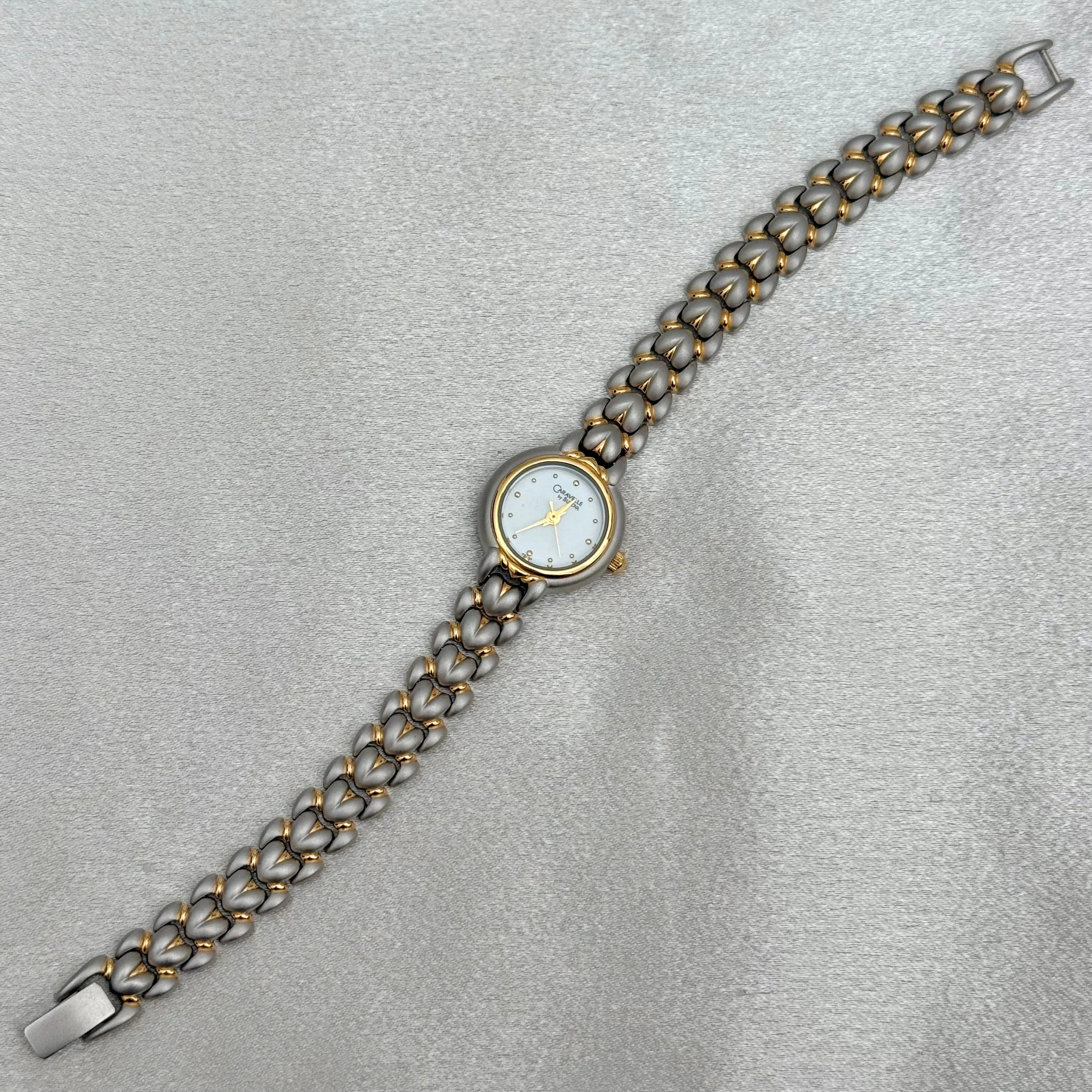 VINTAGE CARAVELLE BY BULOVA TWO-TONED WATCH