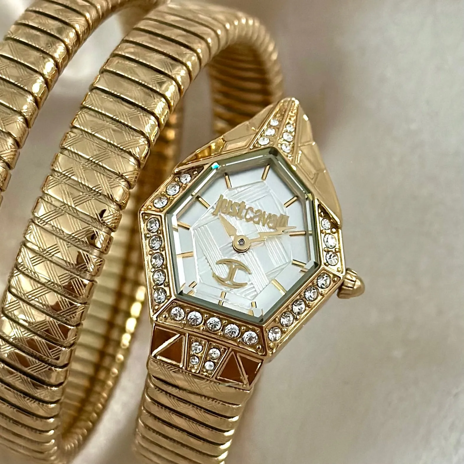 VINTAGE CAVALLI DIAMOND WATCH