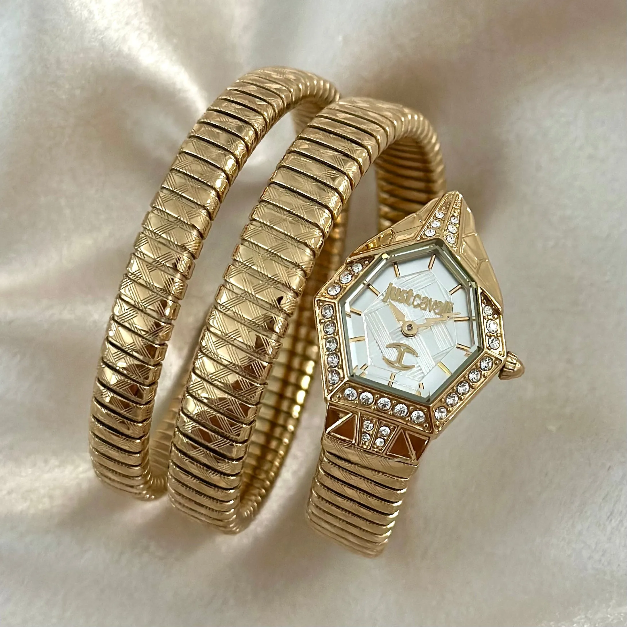 VINTAGE CAVALLI DIAMOND WATCH