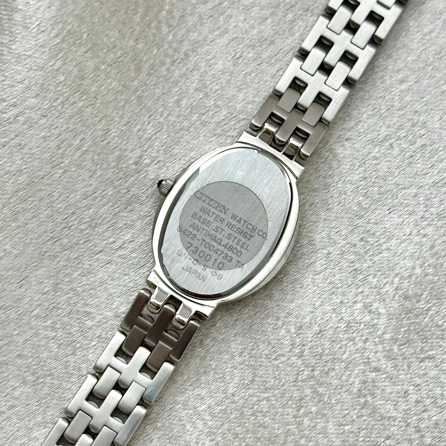 VINTAGE CITIZEN DIAMOND SILVER WATCH
